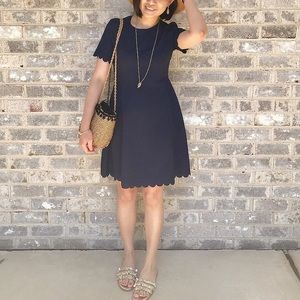 Banana Republic Scalloped Dress